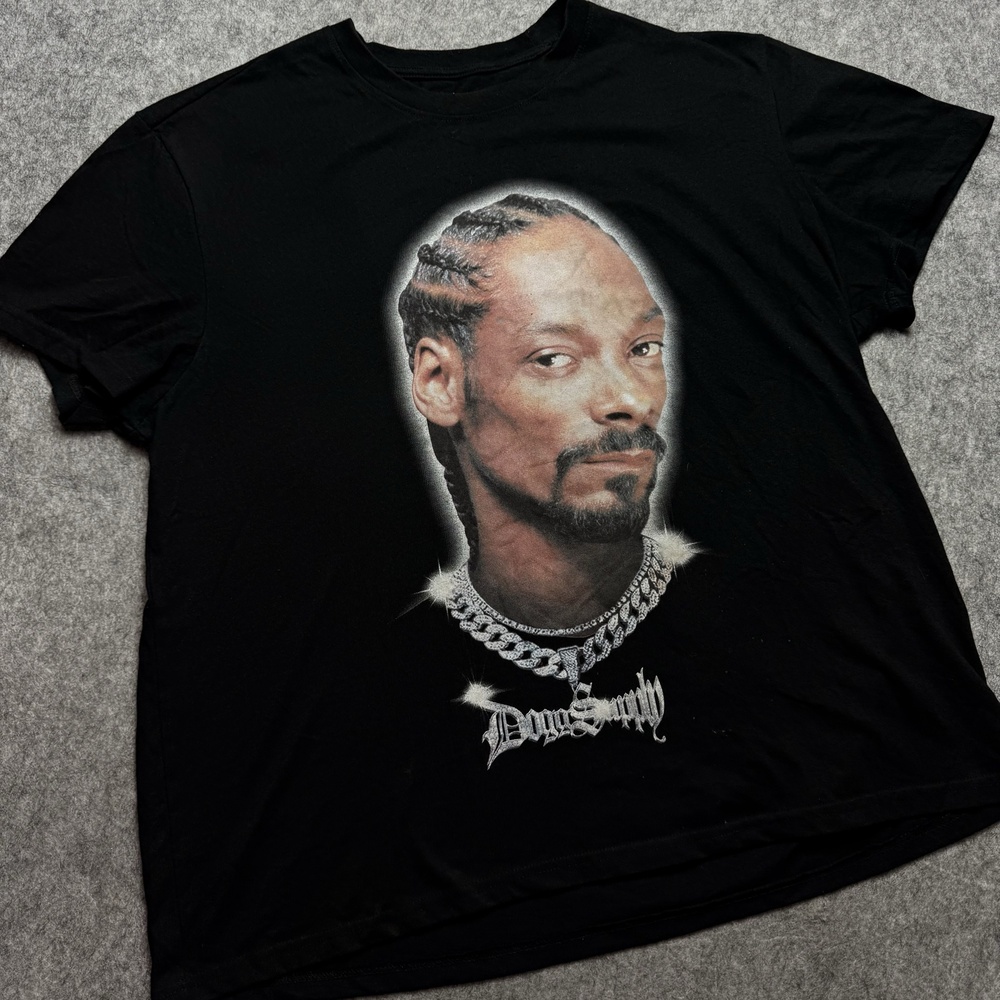 Dogg Supply Shirt Mens 2XL Black Snoop Dogg Y2K Rap Hip Hop Graphic Tee Music